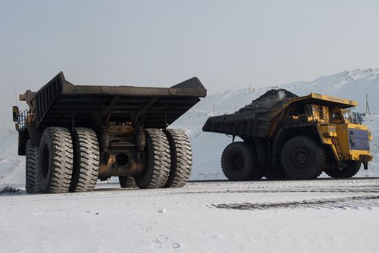 Kedrovsky open-pit coal mine