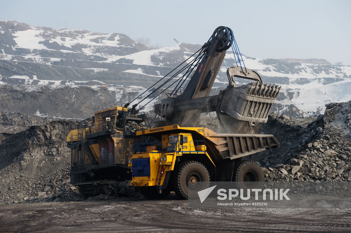 Kedrovsky open-pit coal mine