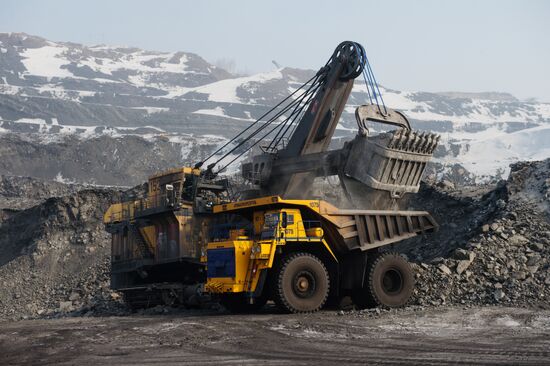 Kedrovsky open-pit coal mine