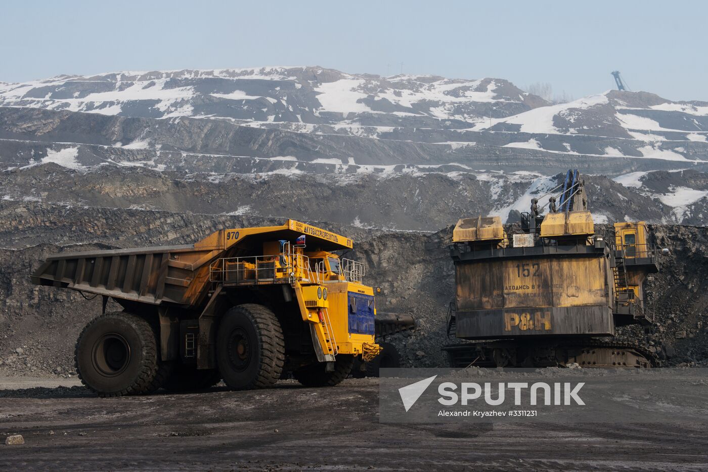 Kedrovsky open-pit coal mine
