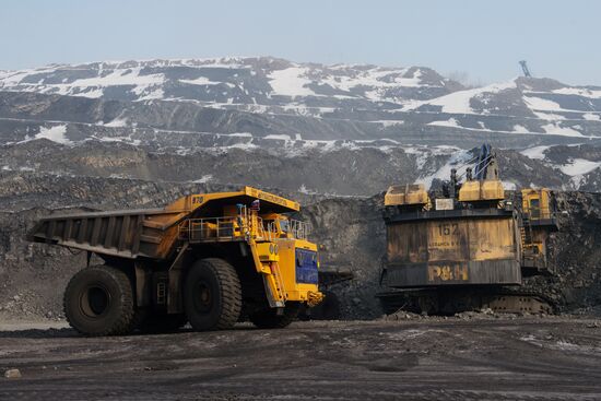 Kedrovsky open-pit coal mine