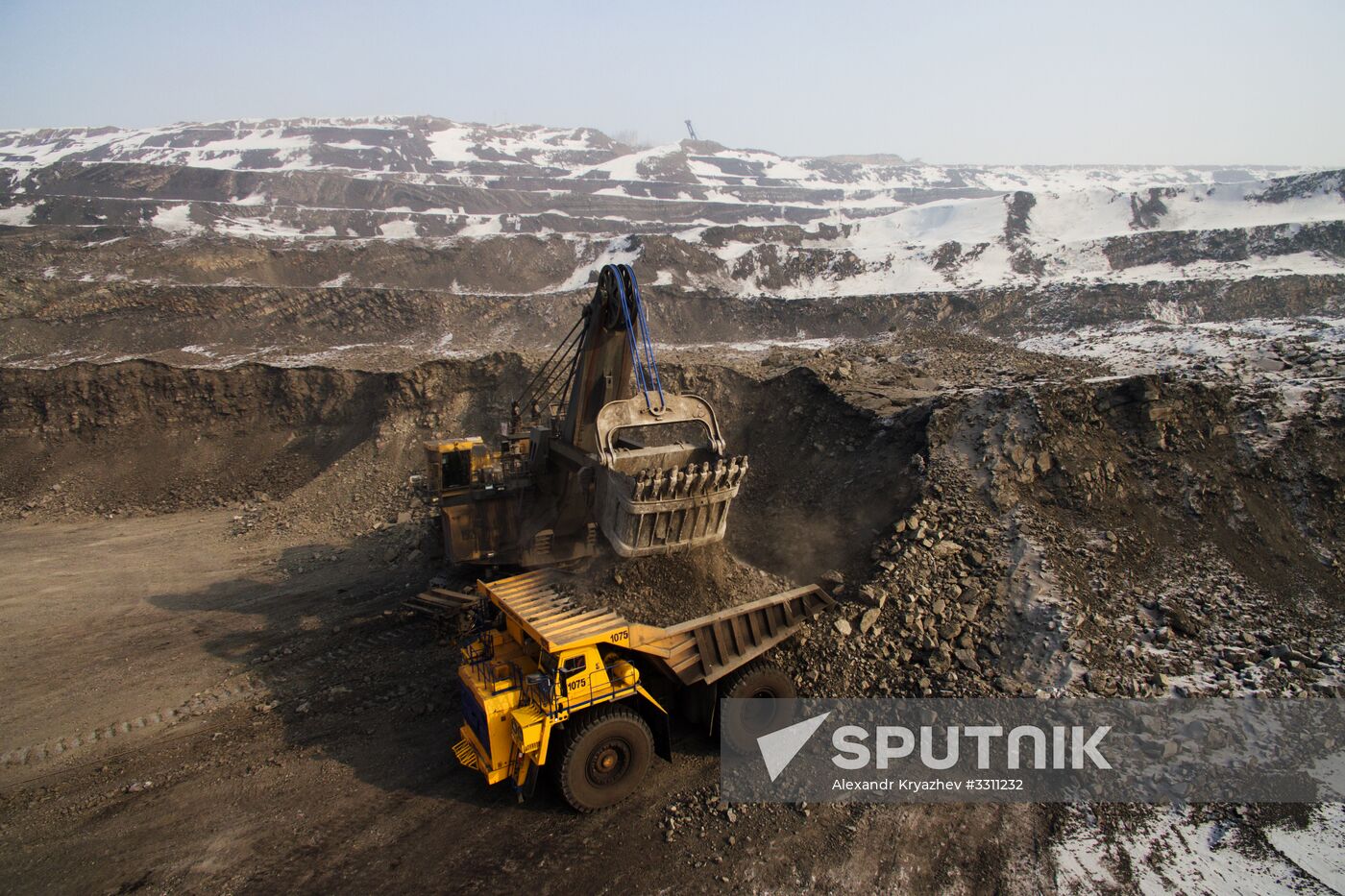 Kedrovsky open-pit coal mine