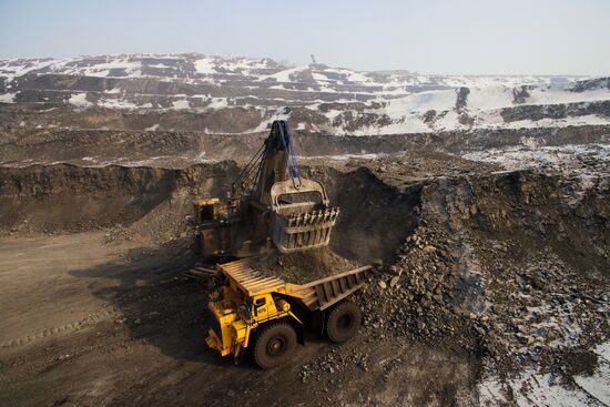 Kedrovsky open-pit coal mine
