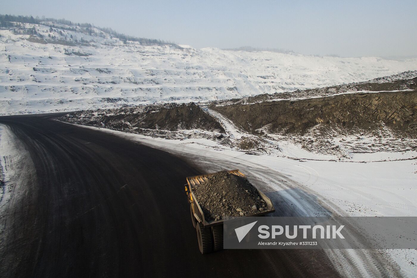 Kedrovsky open-pit coal mine