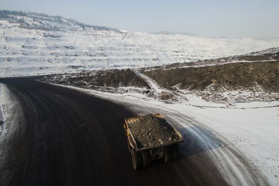 Kedrovsky open-pit coal mine
