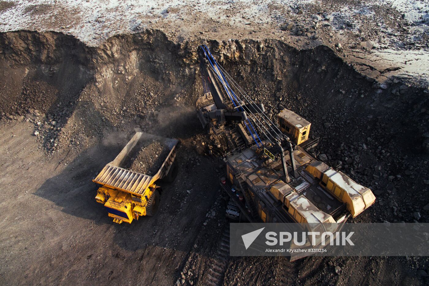 Kedrovsky open-pit coal mine