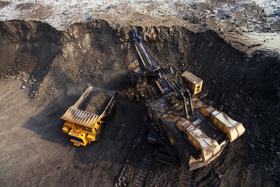 Kedrovsky open-pit coal mine