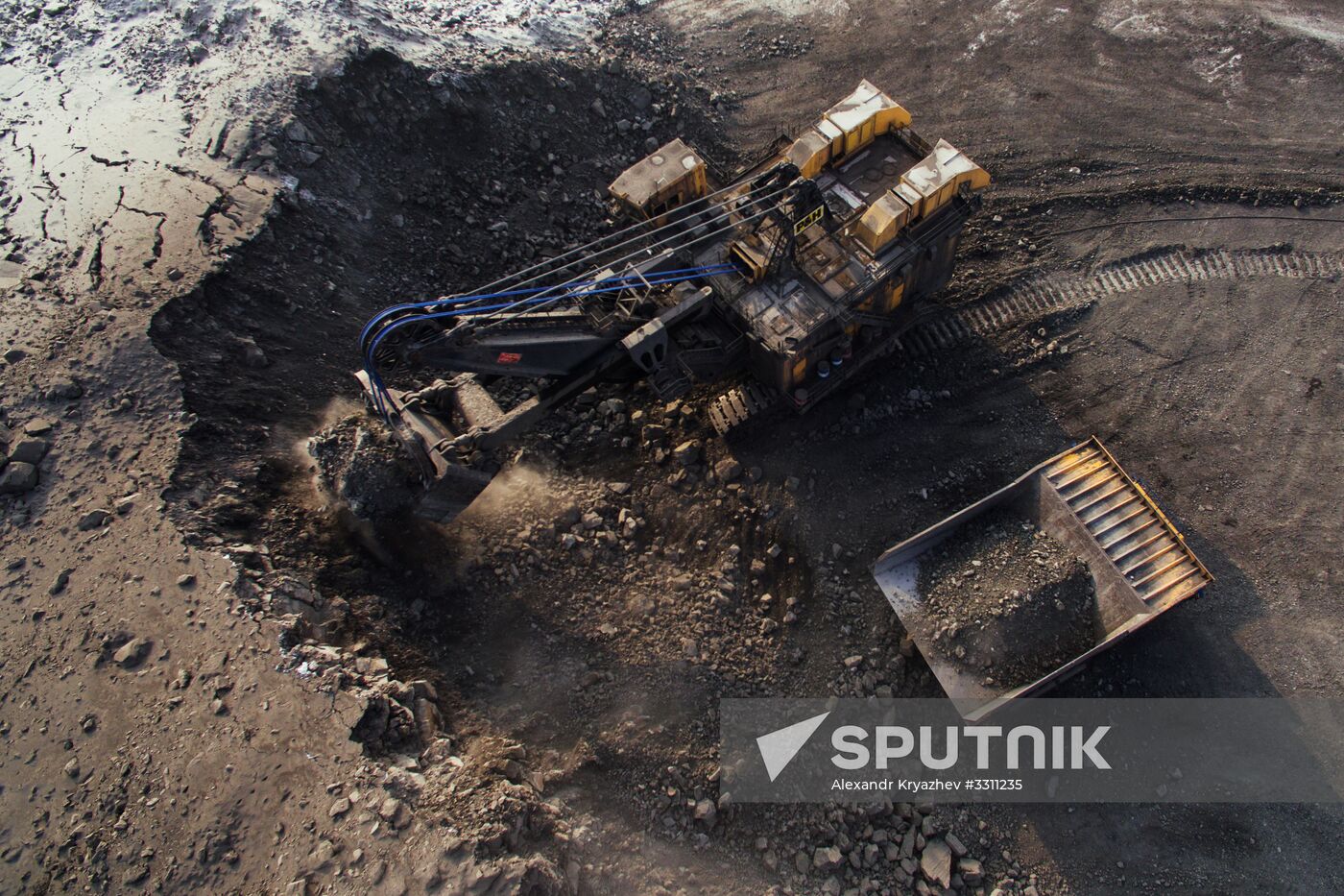 Kedrovsky open-pit coal mine