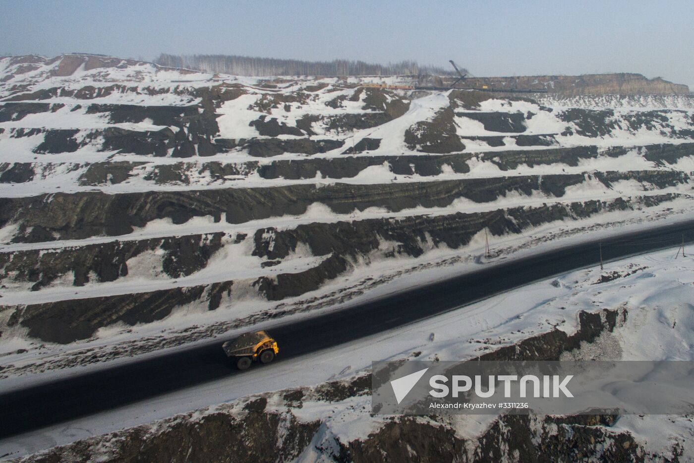 Kedrovsky open-pit coal mine