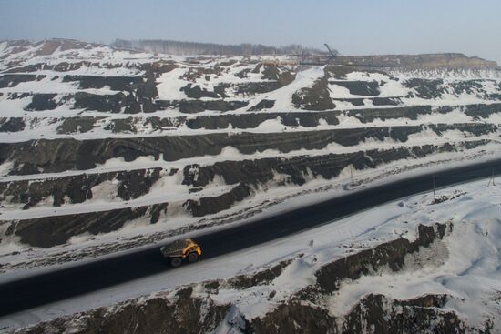 Kedrovsky open-pit coal mine