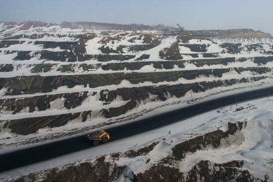 Kedrovsky open-pit coal mine