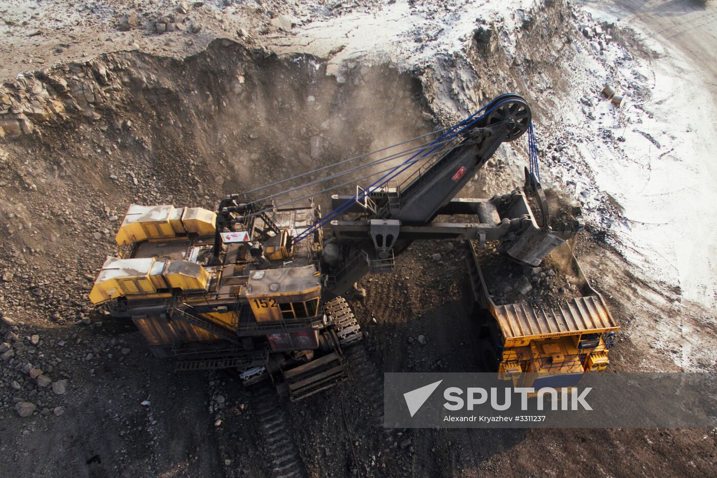 Kedrovsky open-pit coal mine