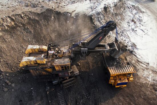 Kedrovsky open-pit coal mine