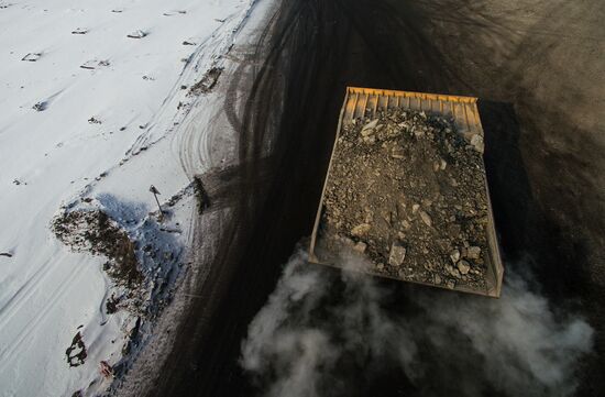 Kedrovsky open-pit coal mine