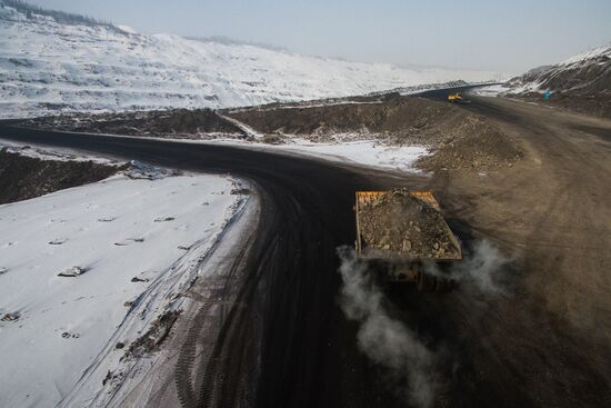 Kedrovsky open-pit coal mine