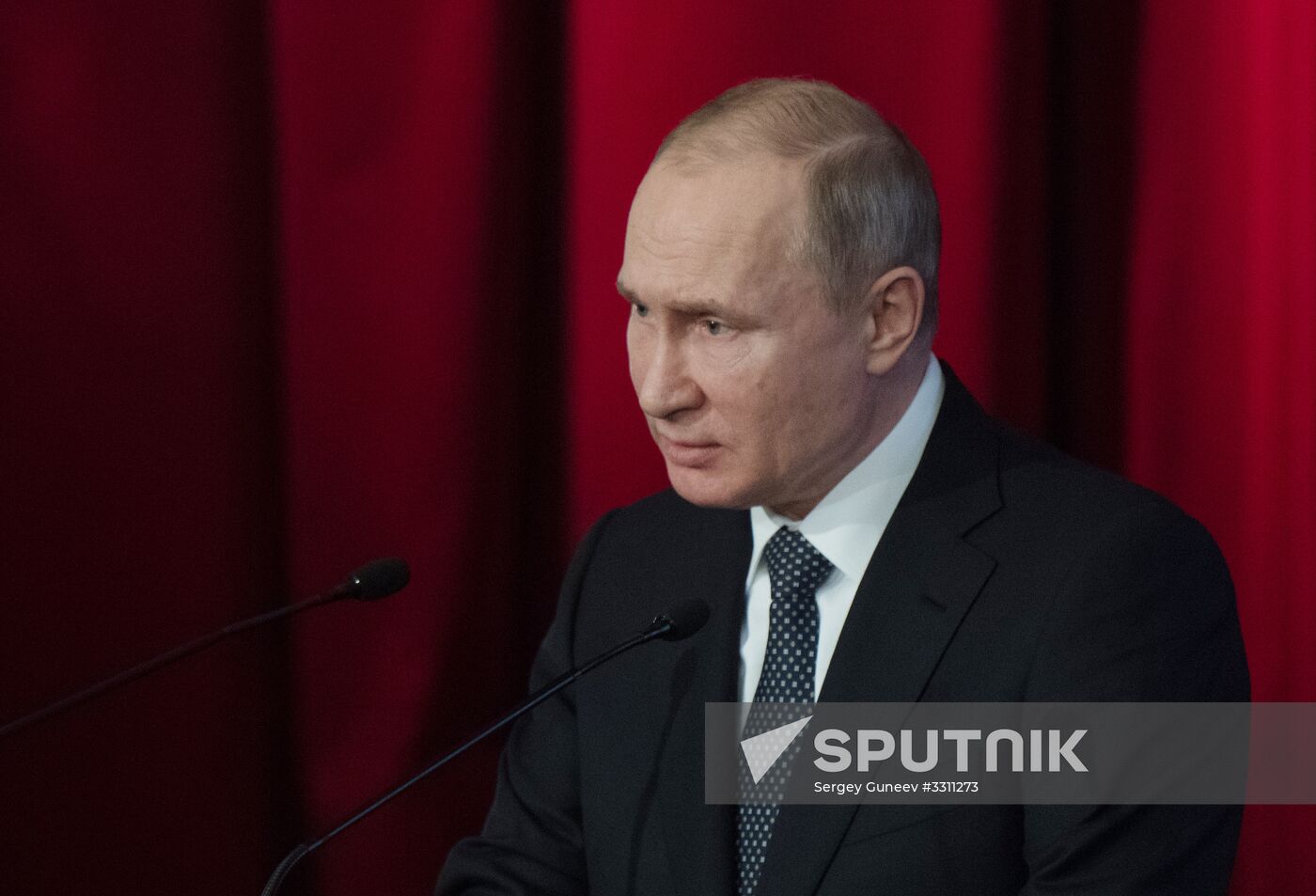 President Vladimir Putin at Ministry of the Interior board meeting