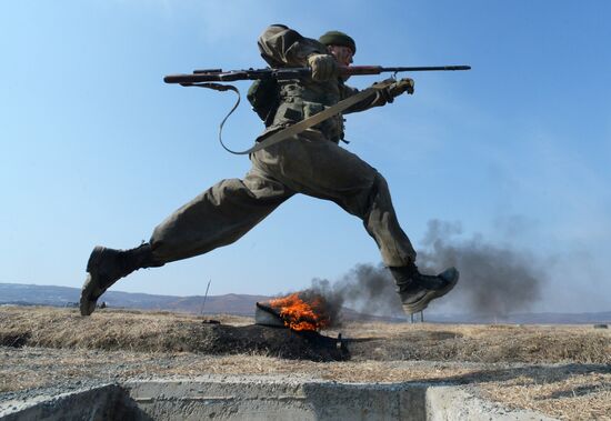 Combat intelligence competition in Primorye Territory