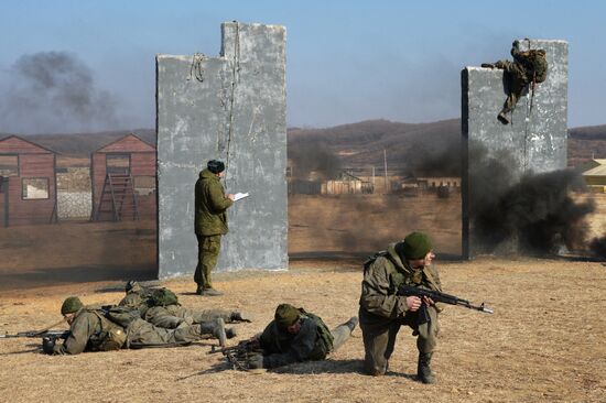 Combat intelligence competition in Primorye Territory