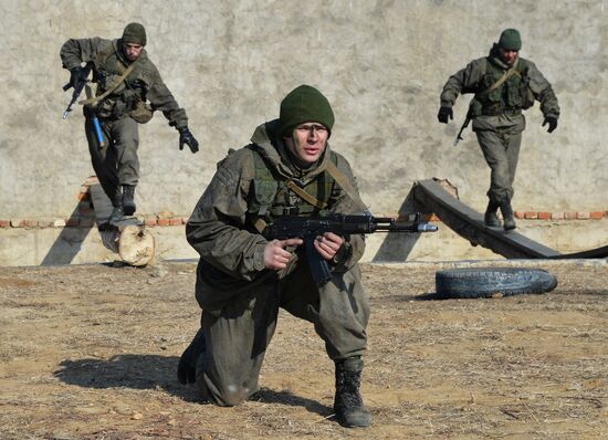 Combat intelligence competition in Primorye Territory