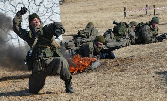Combat intelligence competition in Primorye Territory