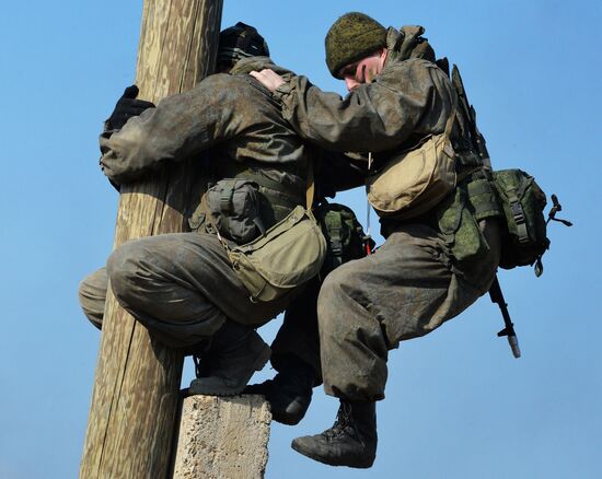 Combat intelligence competition in Primorye Territory