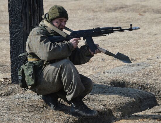 Combat intelligence competition in Primorye Territory