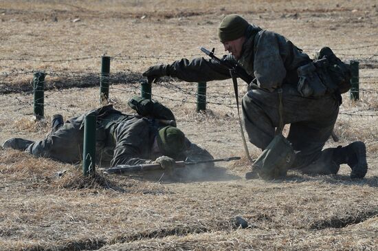 Combat intelligence competition in Primorye Territory