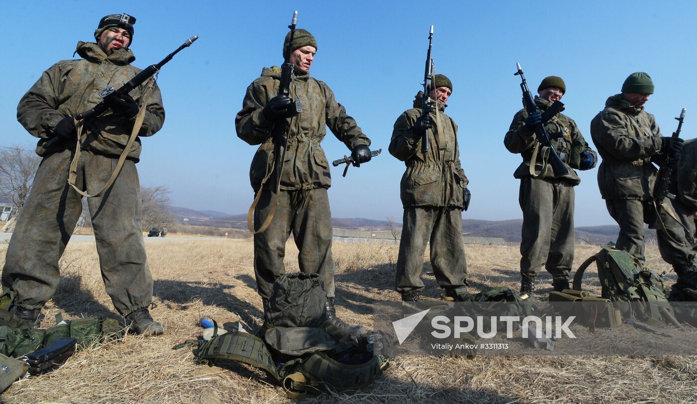 Combat intelligence competition in Primorye Territory