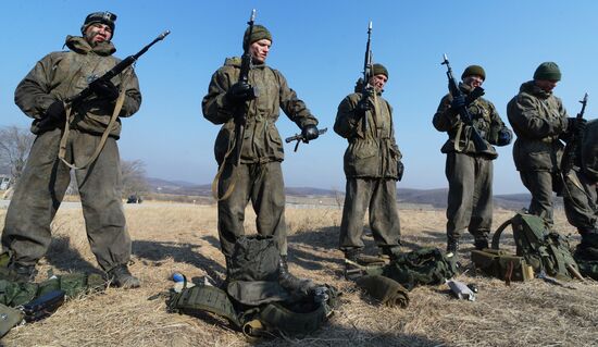 Combat intelligence competition in Primorye Territory