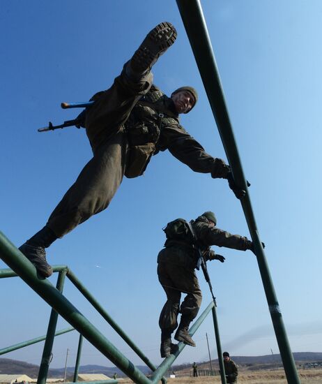Combat intelligence competition in Primorye Territory