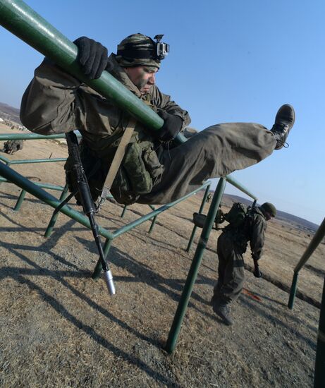 Combat intelligence competition in Primorye Territory