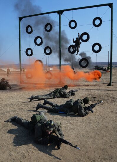 Combat intelligence competition in Primorye Territory