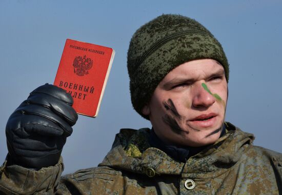 Combat intelligence competition in Primorye Territory