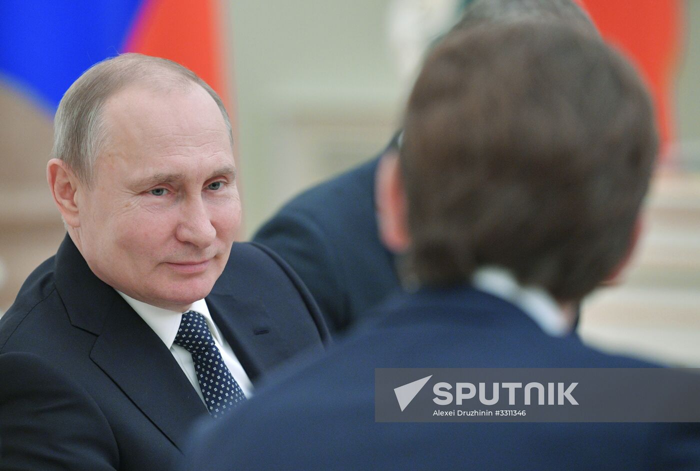 Russian President Vladimir Putin meets with Chancellor of Austria Sebastian Kurz