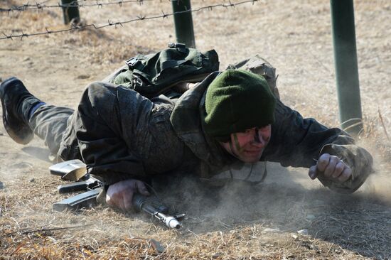 Combat intelligence competition in Primorye Territory