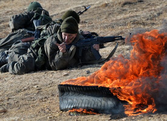 Combat intelligence competition in Primorye Territory