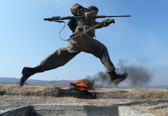 Combat intelligence competition in Primorye Territory
