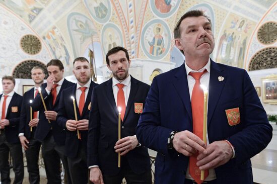 Patriarch Kirill holds gratitude service for Russian Olympic athletes