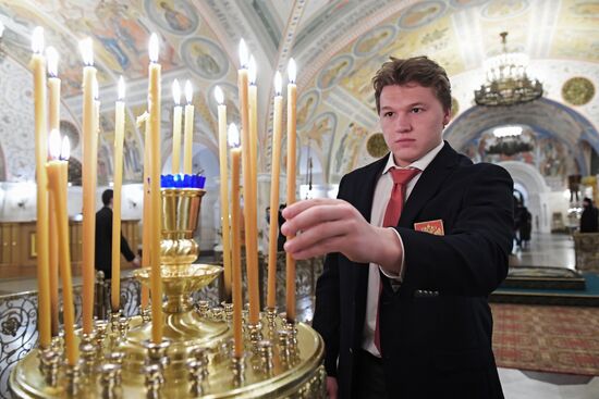 Patriarch Kirill holds gratitude service for Russian Olympic athletes