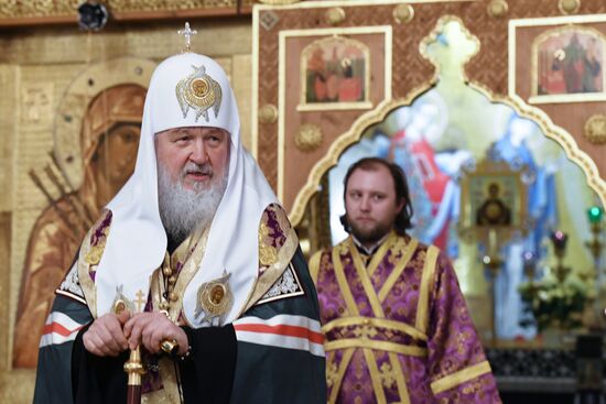 Patriarch Kirill holds gratitude service for Russian Olympic athletes