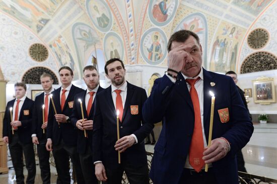 Patriarch Kirill holds gratitude service for Russian Olympic athletes