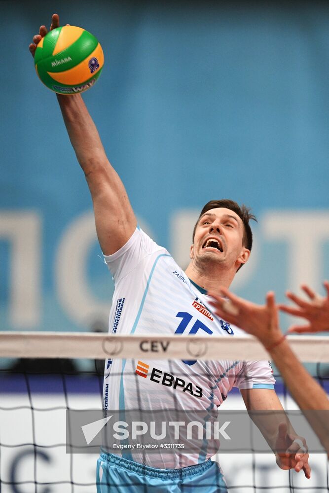 CEV Champions League. Men. Zenit-Kazan vs. Toulouse Volley