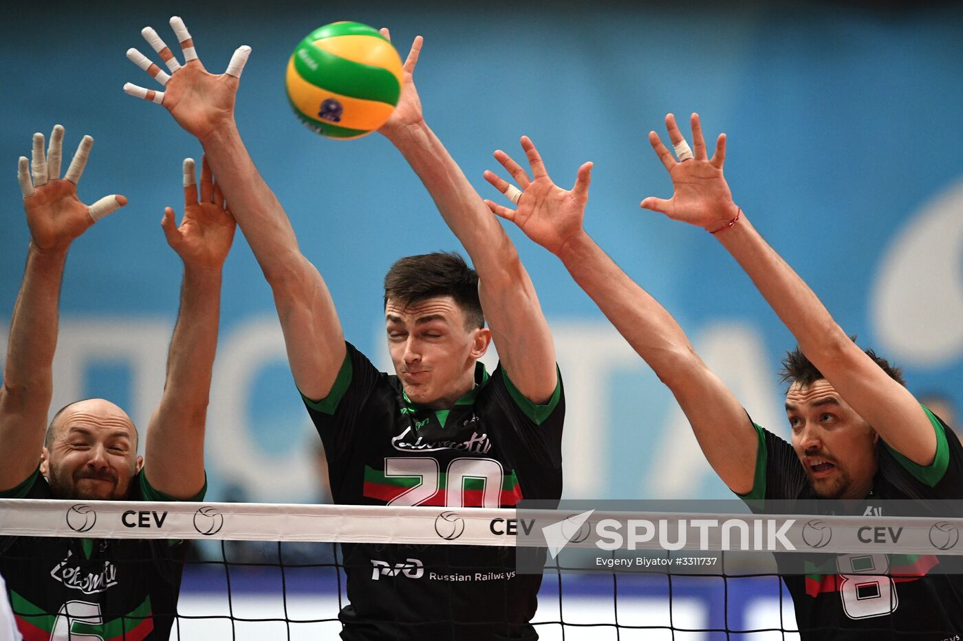 CEV Champions League. Men. Zenit-Kazan vs. Toulouse Volley