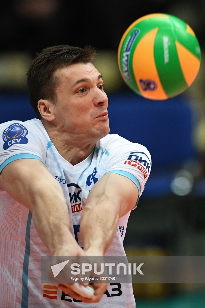CEV Champions League. Men. Zenit-Kazan vs. Toulouse Volley