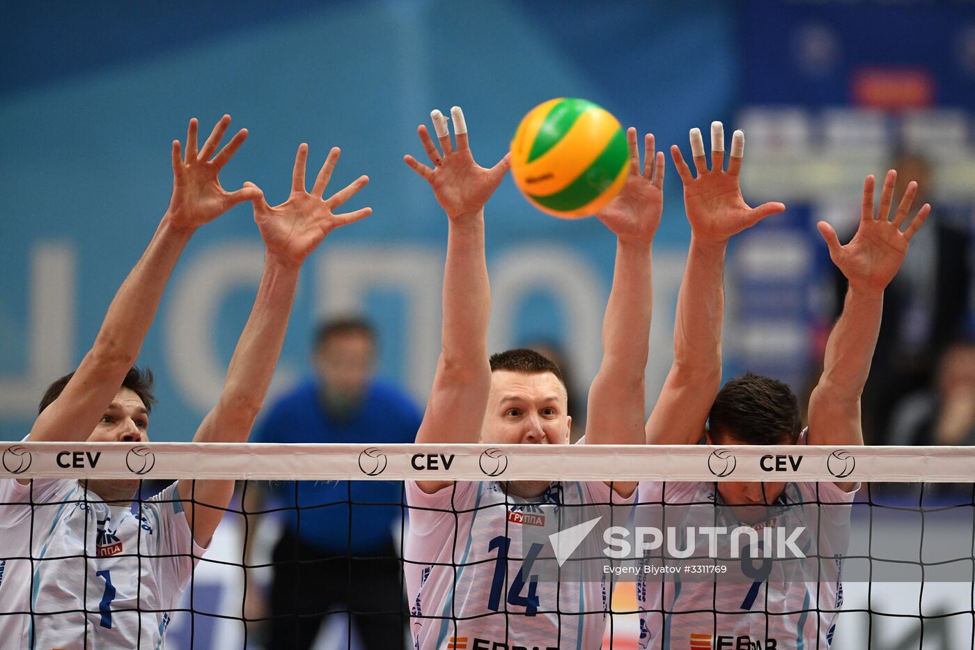 CEV Champions League. Men. Zenit-Kazan vs. Toulouse Volley
