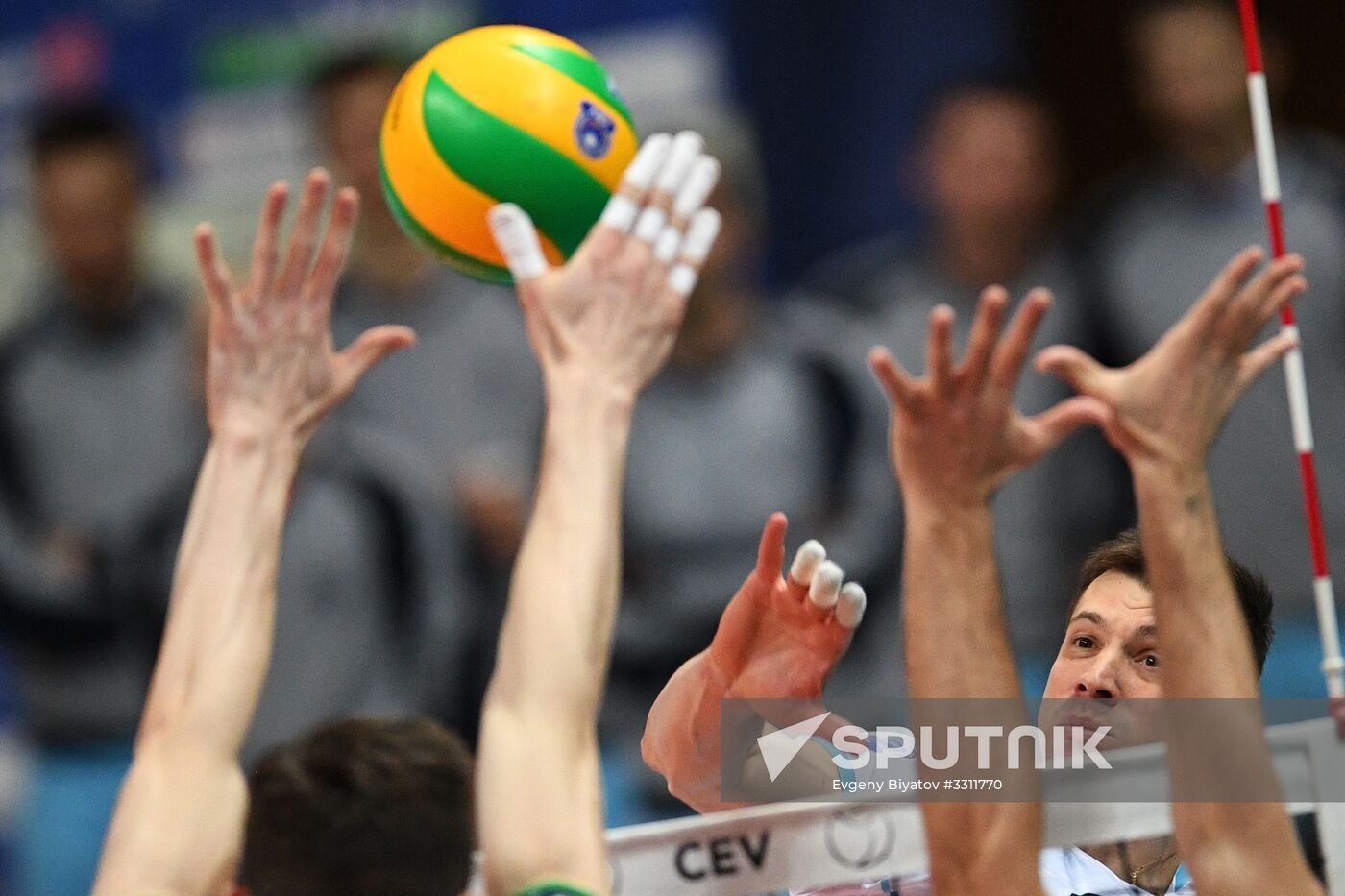 CEV Champions League. Men. Zenit-Kazan vs. Toulouse Volley