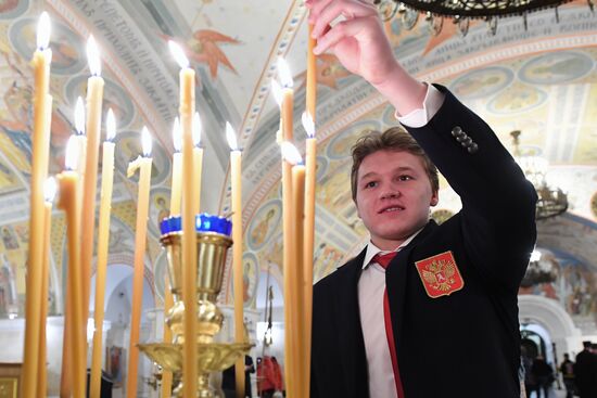 Patriarch Kirill holds gratitude service for Russian Olympic athletes