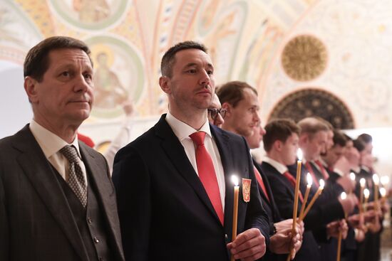 Patriarch Kirill holds gratitude service for Russian Olympic athletes
