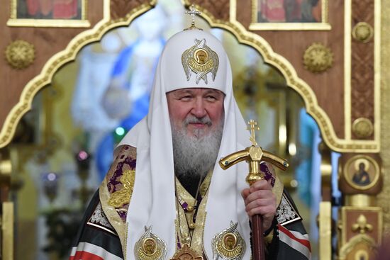 Patriarch Kirill holds gratitude service for Russian Olympic athletes