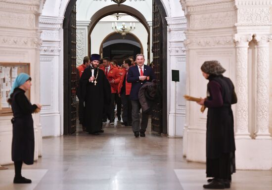 Patriarch Kirill holds gratitude service for Russian Olympic athletes